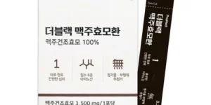 가성비최고 더 블랙 맥주효모 비오틴 12개월분 베스트상품
